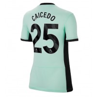 Chelsea Moises Caicedo #25 Rezervni Dres za Ženska 2023-24 Kratak Rukav
